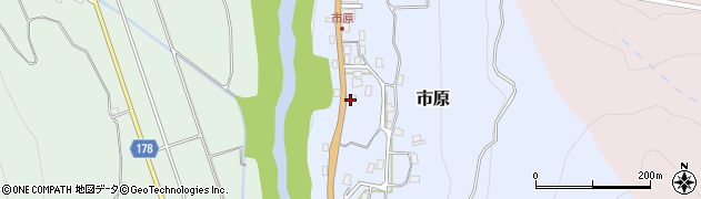 石川県白山市市原（甲）周辺の地図