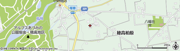 長野県安曇野市穂高柏原3681周辺の地図