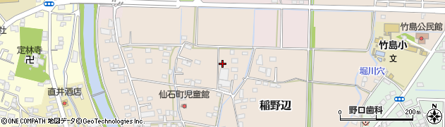 茨城県筑西市稲野辺617周辺の地図