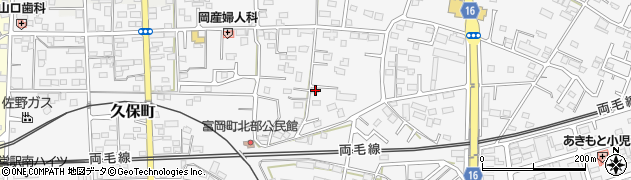 栃木県佐野市富岡町47周辺の地図
