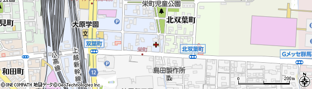 ローソン高崎栄町店周辺の地図