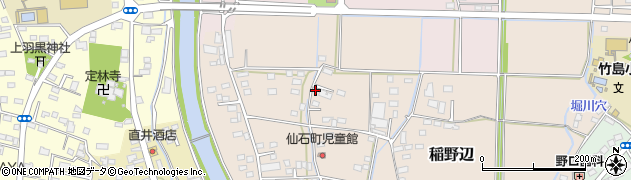 茨城県筑西市稲野辺351周辺の地図