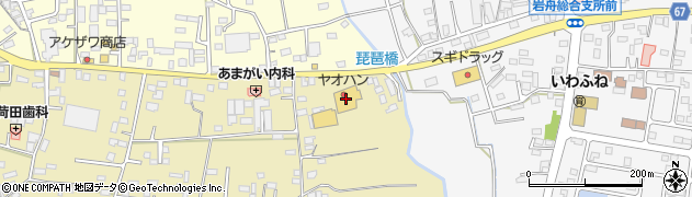 ヤオハン岩舟店周辺の地図