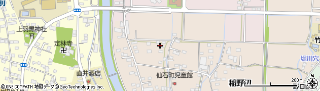 茨城県筑西市稲野辺568周辺の地図
