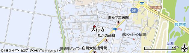 栃木県小山市大行寺999周辺の地図