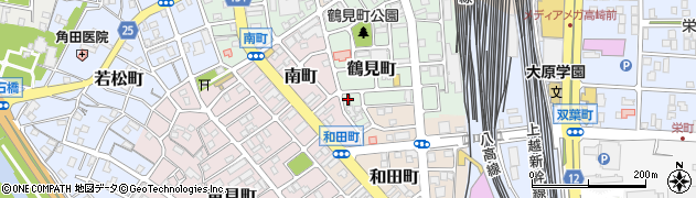 高崎鶴見町郵便局 ＡＴＭ周辺の地図