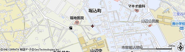 栃木県足利市堀込町3173周辺の地図
