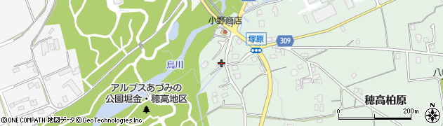 長野県安曇野市穂高柏原4359周辺の地図