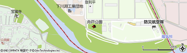 船戸公園周辺の地図