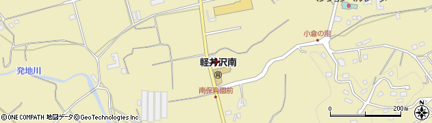 長野県北佐久郡軽井沢町発地1224周辺の地図