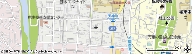 栃木県佐野市天神町802周辺の地図