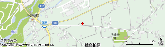 長野県安曇野市穂高柏原4349周辺の地図
