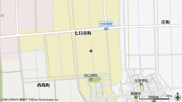 〒922-0335 石川県加賀市七日市町の地図