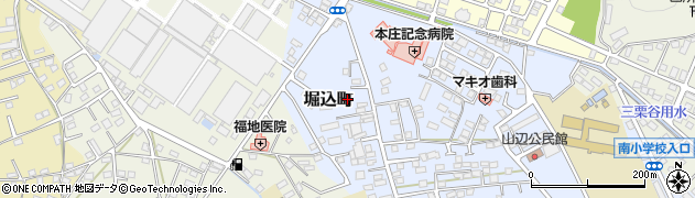 栃木県足利市堀込町2910周辺の地図