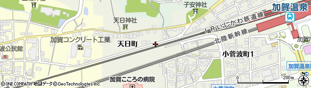 石川県加賀市小菅波町（リ）周辺の地図