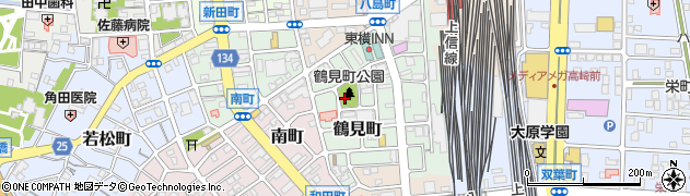 鶴見児童公園周辺の地図