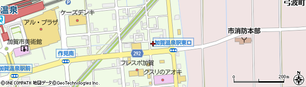 石川県加賀市作見町ニ46周辺の地図