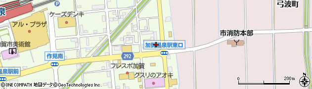 石川県加賀市作見町ニ49周辺の地図