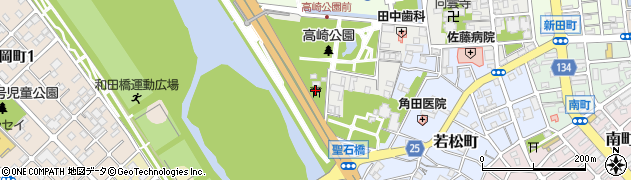 頼政神社周辺の地図