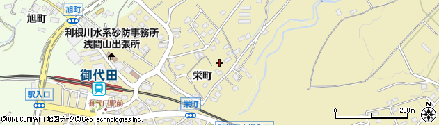 長野県御代田町（北佐久郡）栄町周辺の地図