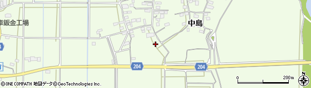 栃木県小山市中島281周辺の地図