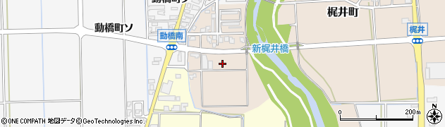 石川県加賀市梶井町（ケ）周辺の地図