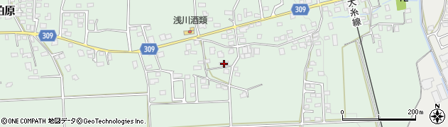 長野県安曇野市穂高柏原740周辺の地図