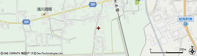 長野県安曇野市穂高柏原778周辺の地図