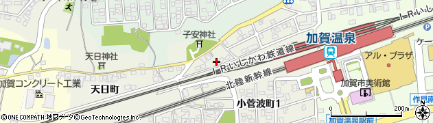 石川県加賀市小菅波町（ト）周辺の地図