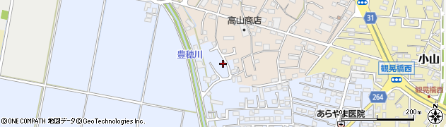 栃木県小山市大行寺897周辺の地図