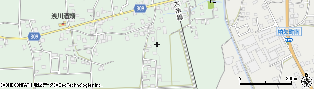 長野県安曇野市穂高柏原245周辺の地図
