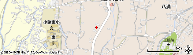 長野県小諸市八満164周辺の地図