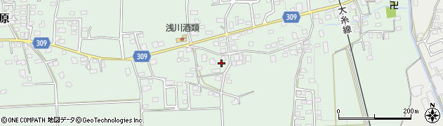 長野県安曇野市穂高柏原745周辺の地図