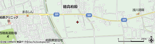 長野県安曇野市穂高柏原585周辺の地図