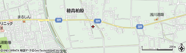長野県安曇野市穂高柏原576周辺の地図
