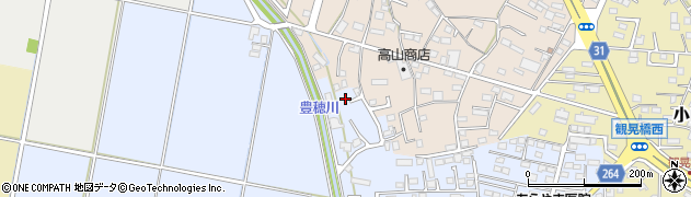 栃木県小山市大行寺896周辺の地図