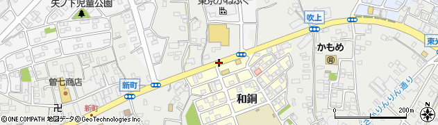 和銅入口周辺の地図