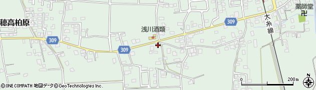 長野県安曇野市穂高柏原726周辺の地図