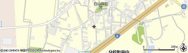 石川県加賀市分校町（ヌ）周辺の地図