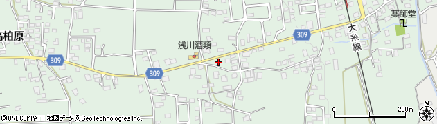長野県安曇野市穂高柏原1119周辺の地図