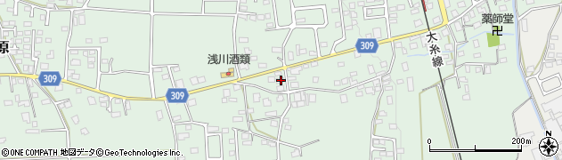 長野県安曇野市穂高柏原1115周辺の地図