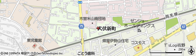 栃木県佐野市犬伏新町1131周辺の地図