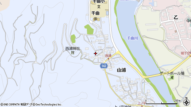 〒384-0074 長野県小諸市西浦の地図