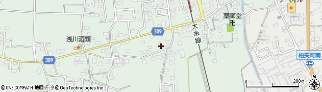 長野県安曇野市穂高柏原1099周辺の地図