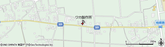 長野県安曇野市穂高柏原2296周辺の地図