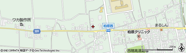 長野県安曇野市穂高柏原2681周辺の地図