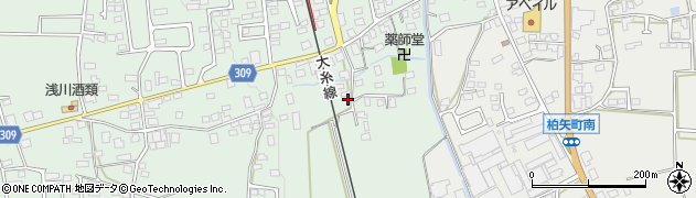 長野県安曇野市穂高柏原836周辺の地図
