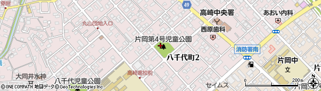 片岡第4号児童公園周辺の地図