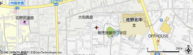 栃木県佐野市富岡町8周辺の地図