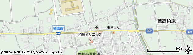 長野県安曇野市穂高柏原2740周辺の地図